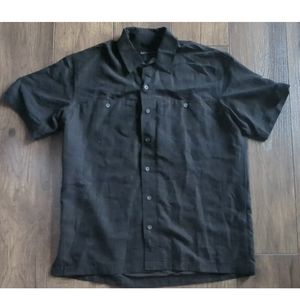 5.11 Tactical Series Mens Button Up Black Size Large Covert Casual Shirt NWT
